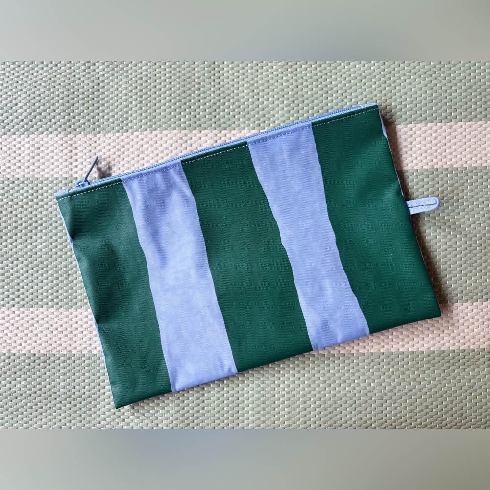 BAGGU Large Flat Pouch PAINTED STRIPE